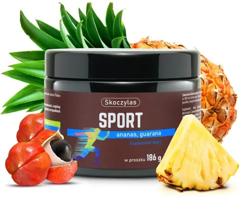 Sport ananas, guarana - suplement diety - 186 g - Skoczylas