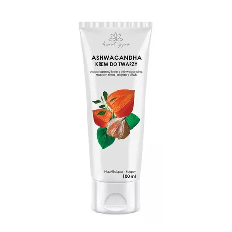 Adaptogenny krem z Ashwagandha 100ml - Kwiat Życia