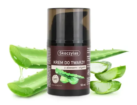 Krem do twarzy z aloesem i algami