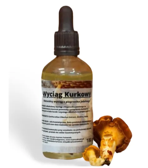 Wyciąg z Pieprznika Jadalnego/ Kurki/ WYCIĄG KURKOWY 100 ml