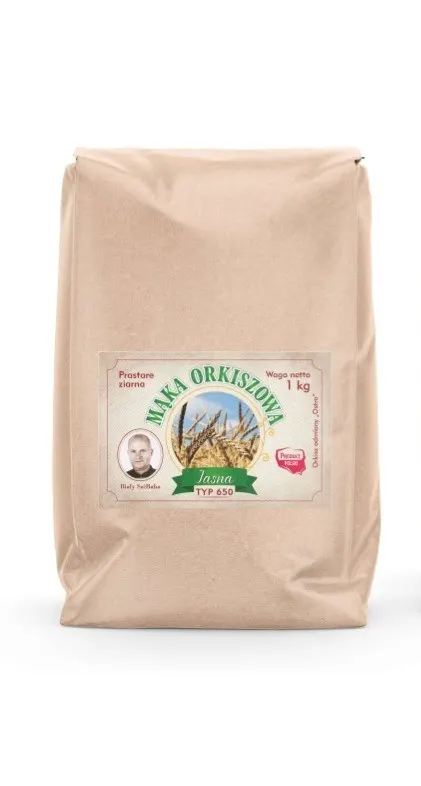 Mąka ORKISZOWA Jasna - Biały Saibaba 1kg