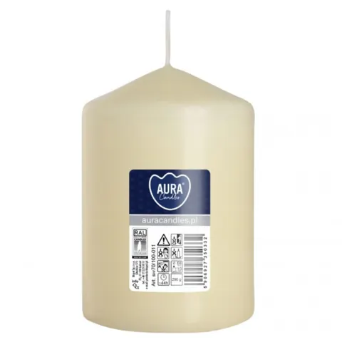 BISPOL Świeca adwentowa walec SW70/100-011 ECRU, 1 szt