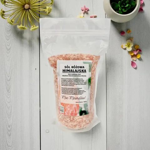 Sól Himalajska gruboziarnista 1 kg