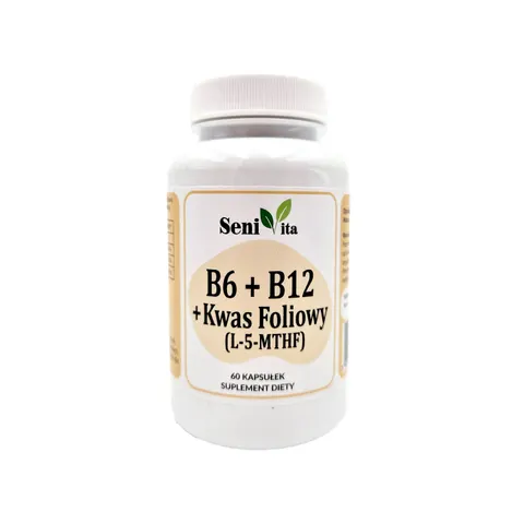 Witamina B6 + B12 + Kwas Foliowy - SeniVita