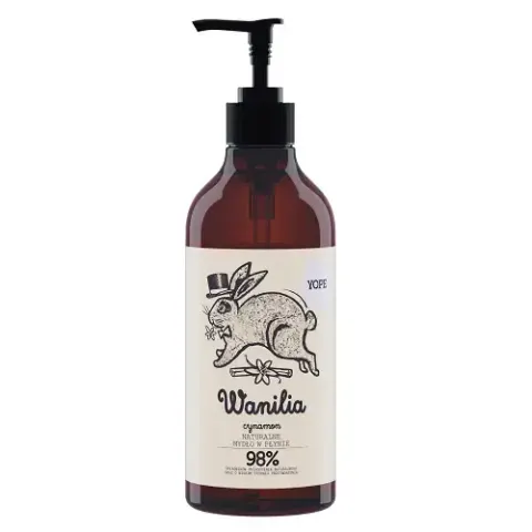 Wanilia i Cynamon Naturalne Mydło do Rąk Yope, 500ml