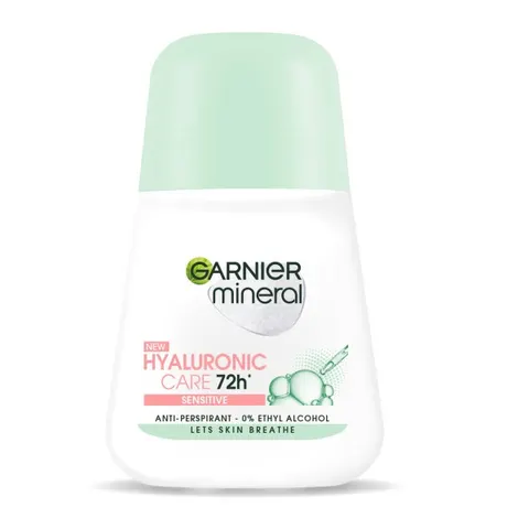 Garnier Mineral Hyaluronic Care 72h Sensitive - Antyperspirant w kulce dla kobiet - 50 ml