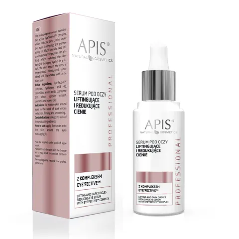 APIS Serum pod oczy liftingujące i redukujące cienie z kompleksem Eye'fective™ 30ml