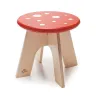 Tender Leaf Toys drewniane krzesełko stołek muchomorek Toadstool