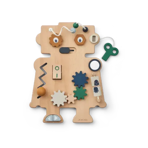 Liewood drewniana tablica manipulacyjna Carola Robot