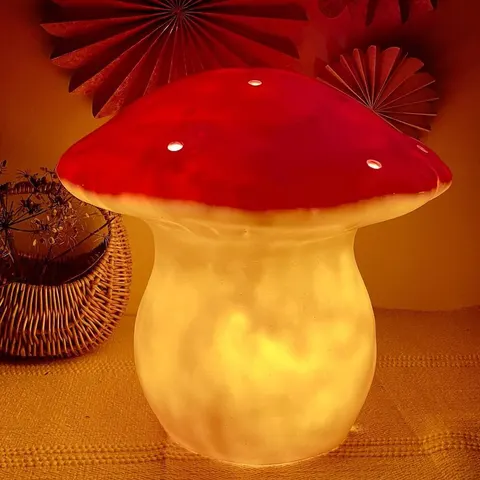Egmont Toys lampka nocna LED Grzybek duży czerwony