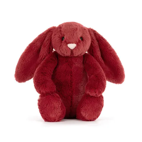 Jellycat królik Bashful Redcurrant Bunny 18 cm