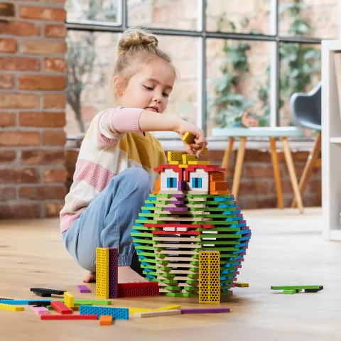Bioblo klocki konstrukcyjne dla dzieci Big Box 340 elementów