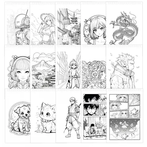Buki szkicownik do tworzenia komiksów Manga