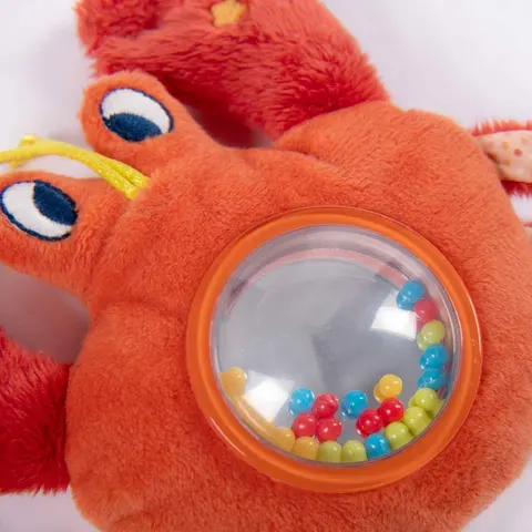 Moulin Roty maskotka grzechotka sensoryczna Krab