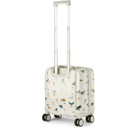 Liewood walizka dla dzieci na kółkach Hollie Hardcase Suitcase Sea Creature Sandy
