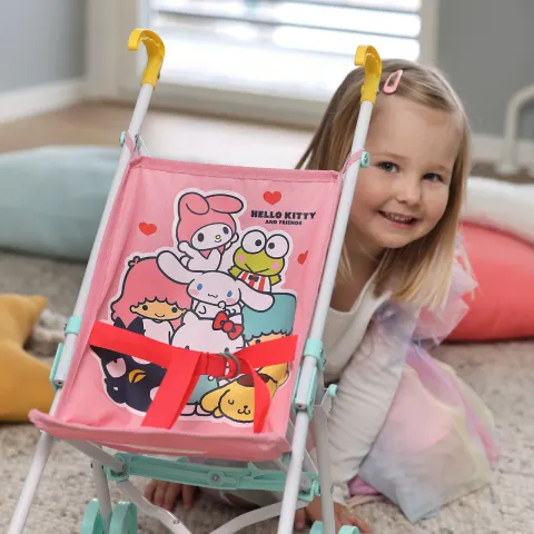 Hello Kitty składany wózek spacerówka dla lalek