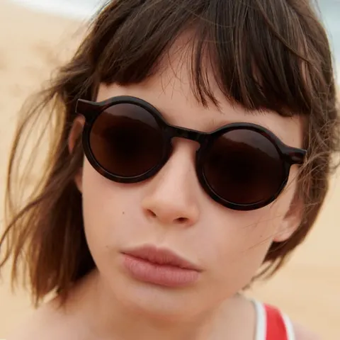Liewood okulary przeciwsłoneczne dla dzieci 4-10 lat Darla Sunglasses Dark Tortoise Shiny