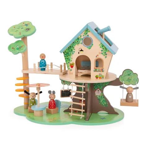 Domek na Drzewie Drewniany Moulin Roty
