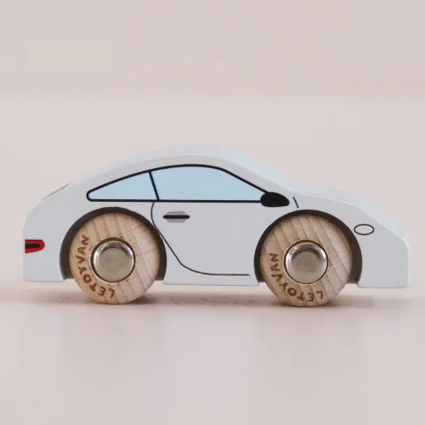 Auto Poppy Drewniany Samochodzik Sportowy Le Toy Van