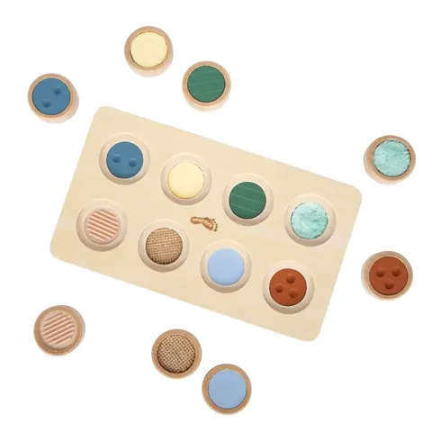 Small Foot Montessori drewniana gra sensoryczna