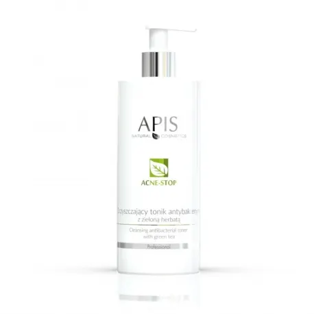 APIS Acne-Stop oczyszczający tonik antybakteryjny z zieloną herbatą 500ml