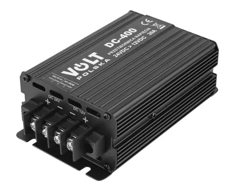 Przetwornica obniżająca napięcie, reduktor Volt DC 400 24VDC/12VDC