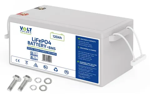 Akumulator Volt LiFePO4 24V 120Ah (120A) + bezobsługowy BMS