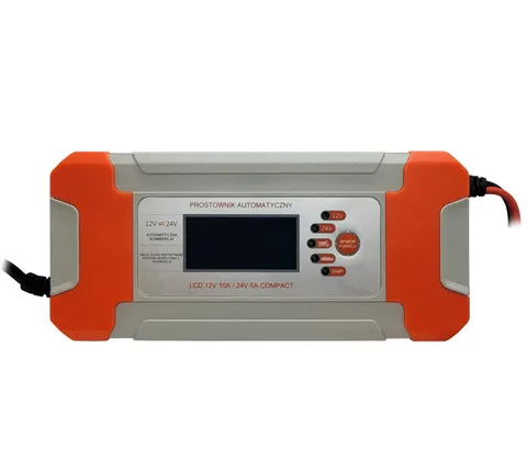 Prostownik automatyczny Volt Polska COMPACT LCD 12V 10A/24V 5A