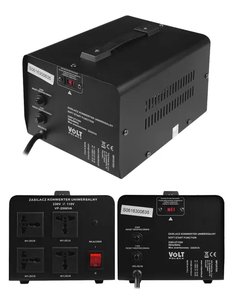 Uniwersalny konwerter napięcia Volt VP 2000 230/110V