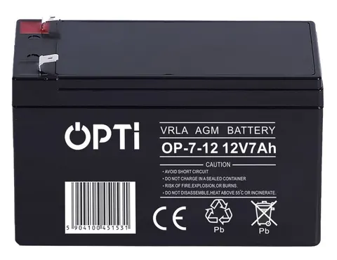 Akumulator Volt OPTI VRLA AGM 12V 7Ah