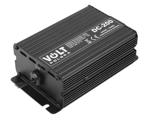 Przetwornica obniżająca napięcie, reduktor Volt DC 200 24VDC/12VDC