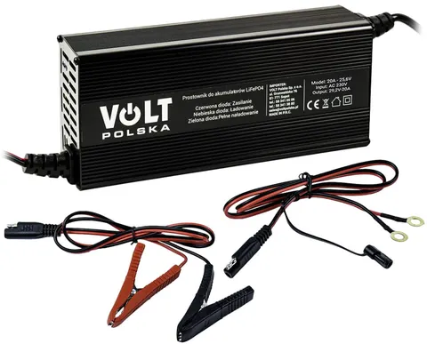 Prostownik do akumulatorów 24V LiFePO4 20A Volt Polska
