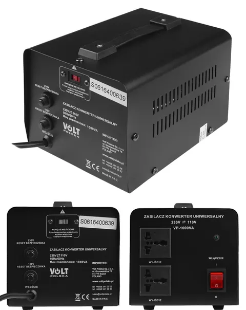 Uniwersalny konwerter napięcia Volt VP 1000 230/110V