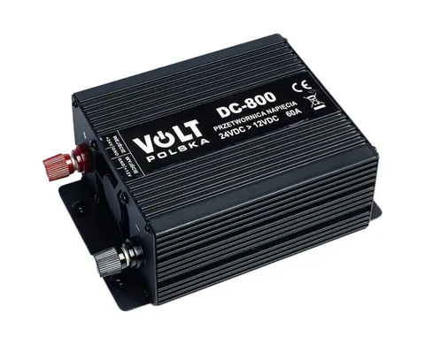Przetwornica obniżająca napięcie, reduktor Volt DC 800 24VDC/12VDC