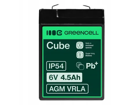 Akumulator Green Cell AGM VRLA 6V 4.5Ah