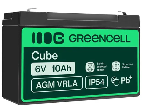 Akumulator Green Cell AGM VRLA 6V 10Ah