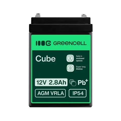 Akumulator Green Cell AGM VRLA 12V 2.8Ah