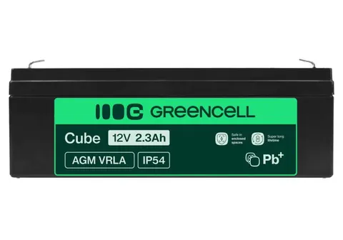 Akumulator Green Cell AGM VRLA 12V 2.3Ah