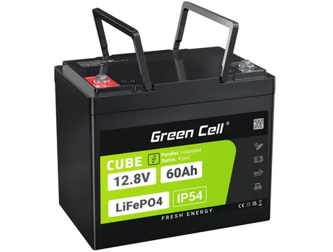 Akumulator Green Cell LiFePO4 12,8V 60Ah
