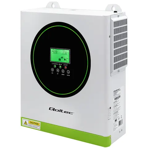 Hybrydowy inwerter solarny Off-Grid Qoltec Power Factor 1.0 24V 3500W 100A 500V