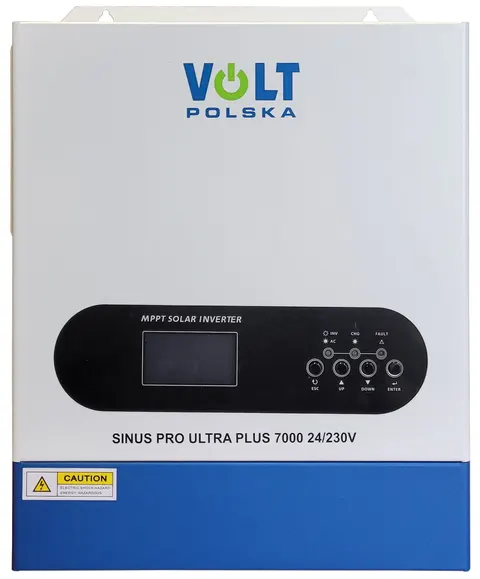 Inwerter solarny Volt Polska SINUS PRO ULTRA PLUS 7000 24/230V + 100A MPPT 60-500V