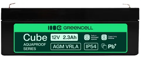 Akumulator Green Cell AGM VRLA IP54 12V 2.3Ah