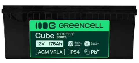 Akumulator Green Cell AGM VRLA IP54 12V 175Ah