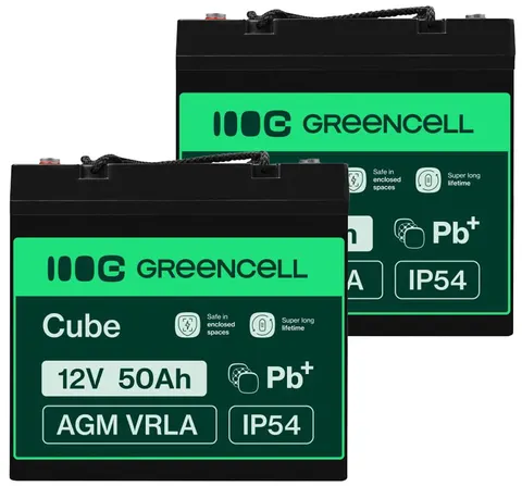2 x akumulator Green Cell AGM VRLA 12V 50Ah