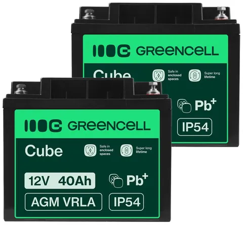 2 x akumulator Green Cell AGM VRLA 12V 40Ah