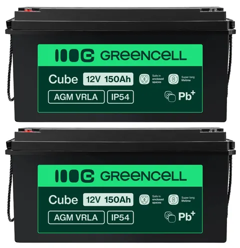 2 x akumulator Green Cell AGM VRLA 12V 150Ah