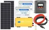 Off-gridowy zestaw solarny 1000W: 2 x panel 220W + regulator solarny MPPT 20A + 2 x GEL 110AH + przewody do połączenia + przetwornica Sinus 1000W (dzi