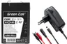 Zestaw: akumulator Green Cell Cube AGM VRLA IP54 6V 4Ah + prostownik z sygnalizatorem LED Qoltec 6V 1A do AGM GEL STD
