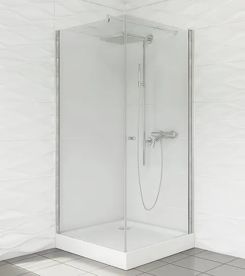 DUSO - Kabina prysznicowa bezprofilowa 90x90x195