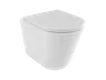 BESCO miska WC Laax Ergo White plus deska wolnoopadająca Laax White